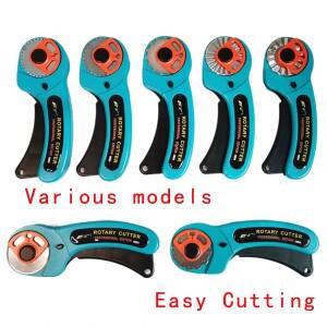 FT145 로터리 커터 R45mm 패치워크 롤러 간편 절단 도구 (천  가죽  종이  티켓   시트 제작용 DIY