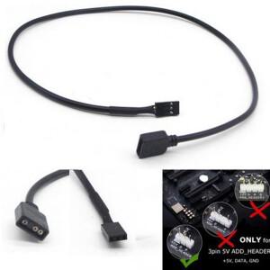 ARGB 5V 3Pin 12V SM JST 커넥터 와이어 PC msi호환 ASUS호환 Aura SYNC AORUS 헤더 마더보드 WS2812B 5050