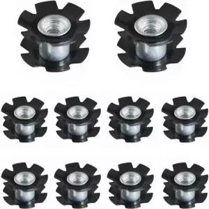 ZZLZX 스타 너트 10PCS MTB 로드 바이크 헤드셋 포크 11/8 28.6mm