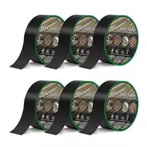 SMTAPRO 조이스터 데크용 테이프 6롤 2인치 X 50인치 부틸 내후성 실란트 목재 지붕용 플래시