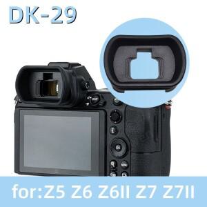 DK-29 아이컵 소프트 고무 아이피스 뷰파인더 보호대 교체 커버 (니콘 호환 Z5 Z6 Z6II Z7 DSLR 카메라 액