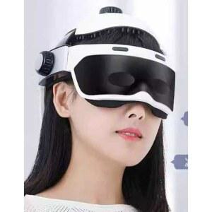 머리 마사지기 충전식 Bluetooth 머리안마기 노 안마기 찜질 5가지 고퀄리티 얼굴 헬멧 아이 에 압력 무선 화이트