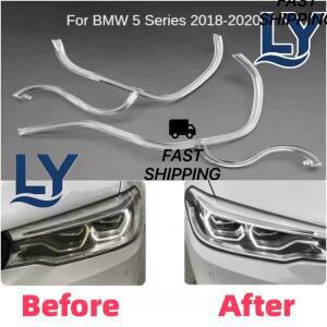 BMW 5시리즈 G30 G38 2018 2020 LED DRL 라이트 가이드 플레이트 튜브 주간 주행등 엔젤 아이즈