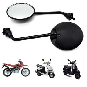 바이크 오토바이 미러 카페 레이서 레트로 복고풍 엔틱 백미러  호환 125 L XR 150 2010- Dio ZXZ4 AF18 AF
