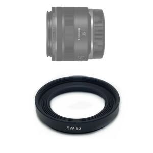 금속 렌즈 후드 차양은 canon호환 RF 35mm F1.8 MACRO IS STM  35 f/1.8 EW52 52mm용 교체합니다.