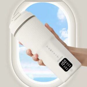 SDRNKA 전기포트 USB 물끓이는 텀블러 500ml 스튜 라면 포트 요리찜