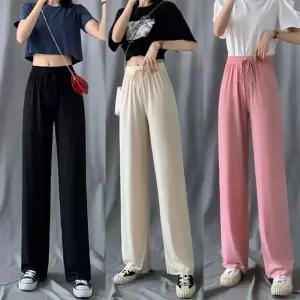 2세대 여성 여름 여행바지 벤딩 와이드 팬츠 스판바지 Xzn4+7HUM
