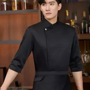 호텔 조리복 셰프 칠부소매 주방 쉐프복 제과제빵 파티쉐