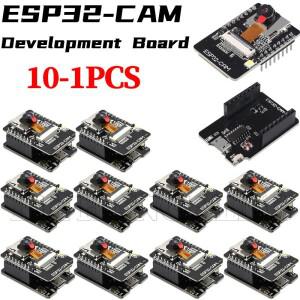 10-1피스 ESP32-CAM 마이크로 USB ESP32 시리얼-와이파이 CAM 개발 보드 CH340 5V 블루투스+OV3660 카메라