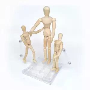 나무 인형 피규어 장식 거치대 인체모형