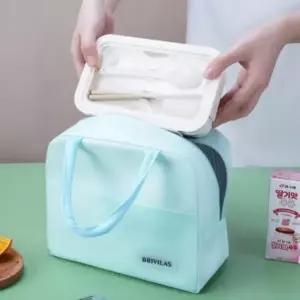 미니 도시락가방 5컬러 넉넉한 수납 보온백 보냉백 소풍 나들이 미니 런치백_25187471