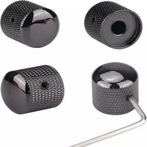 XIY양주안 4Pcs 메탈 기타 노브 펜더 텔레캐스터 깁슨 레 폴 일렉트릭 베이스 액세서리용 앨런 키 나사
