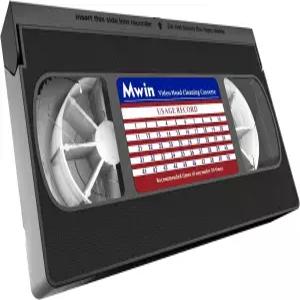 VHS/VCR 플레이어용 Mwin 헤드 클리너 건식 기술 - 유체 재사용이 가능한 비디오 테이프 없음