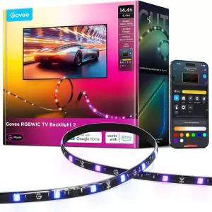 Govee TV LED 백라이트 2  32-70인치 TV용 14.4ft 컷테이블 조명