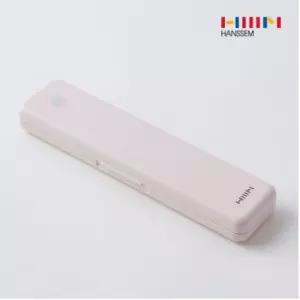 한샘 LED 휴대용 UV-C 헤드형 칫솔살균기 건전지형-핑크-여행 출장시 칫솔 99.9% 완벽 살균 욕실 선물