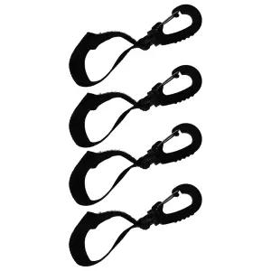 밀리스텐 4pcs 유모차 회전식 클립 기저귀 가방 걸이용 다기능 걸이와 여행 및 일상적인 사용을 위한