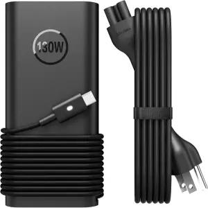 130W USB C 노트북 충전기 타입-C 전원 어댑터 Dell XPS 15 2-in-1 9575 17 9700 정밀도 5530 5550 5750