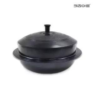 [키친아트] 금상첨화 세라믹코팅 IH 인덕션가능 통주물 가마솥 20cm..
