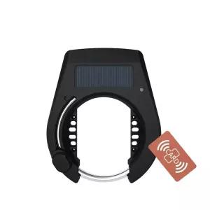 자전거 스마트자물쇠 산악 강철 패널 카드 블루투스+RFID 와이어 지문 리더