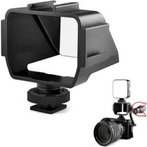 A7RIV A7RIII A7III A6000 A6300 A6500 후지 XT2 Z7 EOS M5 GX85용 카메라 브이로그 셀카 플립 스크린 후드
