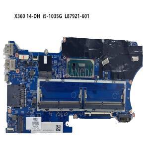 HP Pilion X360 14-DH 노트북 마더보드(SRGKG i5-1035G 포함) 19798-1 L87921-601 100% 테스터기됨