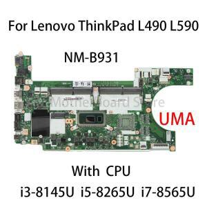 Lenovo ThinkPad L490 UMA CPU i3-8145U i5-8265U FRU:02DM290 02DM168 02DM284 용 NM-B931 노트북 마더 보