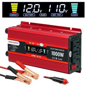 듀얼 AC 콘센트와 5V USB 충전 NAOEDEAH 포트 2000W 인버터 파워 인버서 110v 코리엔테 차량용 트럭 자동차 1000W 650W 12v 홈용