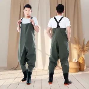 [다잇템] 남성용 멜빵형 워터프루프 야외 작업용 시즌리스 장화24570205588872