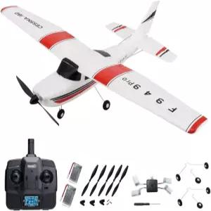 Park10 Toys RC 비행기 F949pro 1020 모터 3CH 2.4GHz EPP ESSNA-182 3D6G 자이로스코프 RTF 글라이더 2개