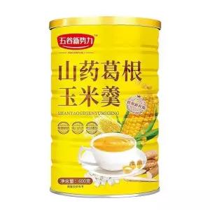 옥수수 수프 파우더 캔 음식 얌과 푸에라리아 바로 먹을 수 있는 아침 죽 600g 21
