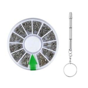 240 PCS 모듬 나사 너트 글래스 TORNILLOS 수리를위한 작은 시계 전화 미니