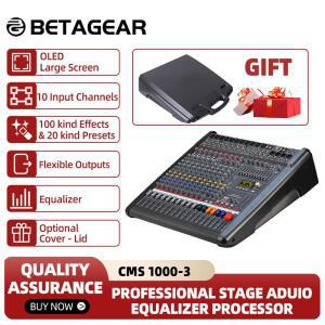 Betagear 오디오 믹서 CMS1000-3 오리지널 로고 Consola 디지털 DJ 테이블 믹싱 데스크 전문 무대 Aduio 이