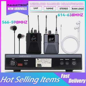 폴킷슨 PSM300 UHF 무선 인이어 모니터링 시스템 스테레오 IEM 무대서 노래하는 가수와 밴드의 라이브 공연