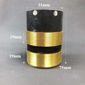 프리미엄 51mm 51코어 유리 섬유 순수 알루미늄 평면 와이어 보이스 코일 JBL호환 서브우퍼 스피커 수리용