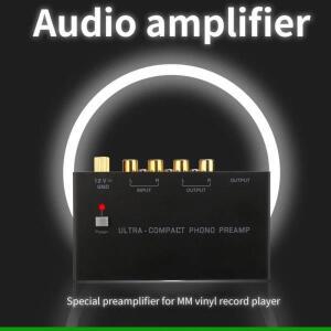 U55C PP400 포노 프리앰프  레코드 플레이어 음악
