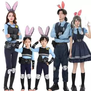 주디 코스프레의상 토끼 코스튬 할로윈