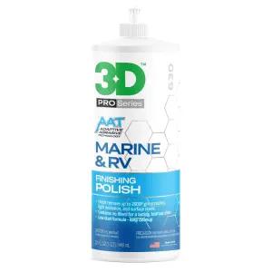 3D 마린 RV 마감 폴리쉬 - P2000 그릿 스크래치 산화 및 소용돌이 제거 고광택 젤 코트 광택 필러 없음