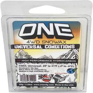 Mfg 4WD 스노보드 및 스키 왁스 1개 65g 바 시원한 눈을 위한 원볼 유니버설 28oF~21oF -2oC~-6oC 트로피컬