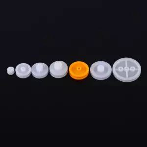 SYH AQYE 7pcs 플라스틱 풀리 키트 세트 벨트 조립 장난감 자동차 로봇 DIY용 액세서리를 만드는 소형 부품
