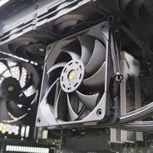 컴퓨터 케이스 메모리 냉각 팬 홀더 호스트 나사 포함 RAM 모듈 쿨러 브래킷