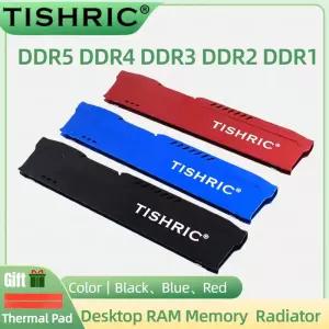 TISHRIC DDR5 데스크탑 RAM 메모리 라디에이터 히트싱크 열 방출 냉각 패드 컴퓨터 쿨러용