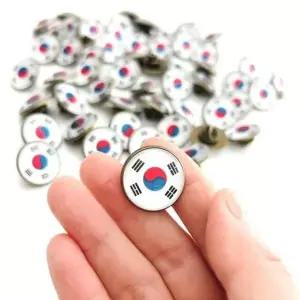 [하프클럽/알티피아]뺏지 태극기뱃지 브로치 선물 경축일 태극기 라라셀러