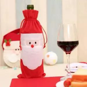 [하프클럽/알티피아]와인커버 포장 산타 파우치 음료 보관 더스트백 보리