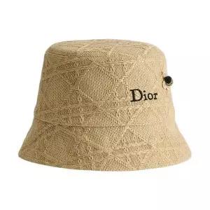 [DIOR][명품] 크리스찬 디올 디올 테디 디 까나쥬 좁은 챙 버킷모자