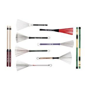 수입 산 Vic Firth HB WB SGWB Rute LB JAZZ 드럼 브러쉬 스틸