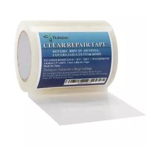 Dulepax-Tent 수리 테이프 차양 보트 커버 RV 키트 Tarp Canvas Pctch 세일 등 30피트 x 2.9인치 롤 1개