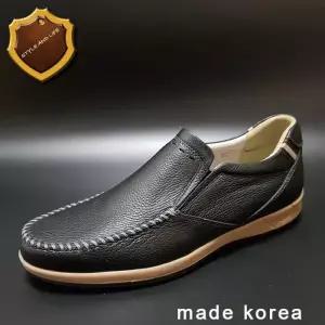 천연소가죽 남성 수제화 스니커즈 로퍼 추천 SMM149 BLACK (5198866A)