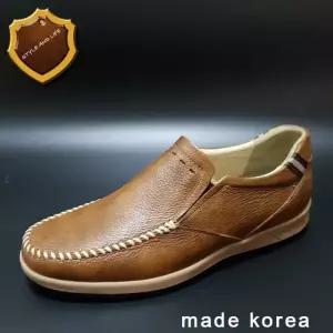 천연소가죽 남성 수제화 스니커즈 로퍼 추천 SMM149 TAN BROWN (5199605A)