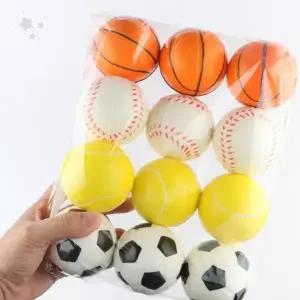 어린이 놀이용 미니 공 12p 축구공 농구공 야구공 테니스공 안전 완구