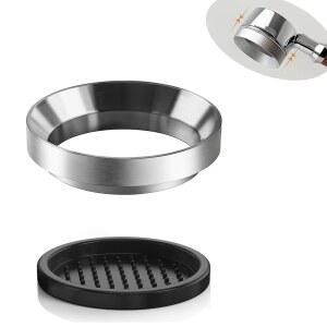 51MM 에스프레소 재사용 매트 커피 가능한 마그네틱 실리콘 금속 알루미늄 도징 깔때기